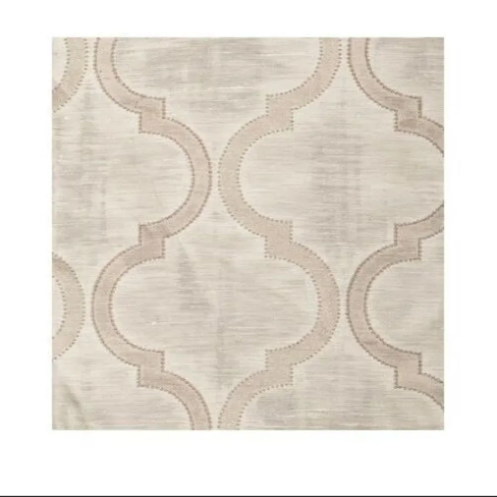 NWOT Softline Delilah Stone Beige Natural Grommet Top Single Curtain Panel